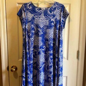 Ruby Rd Women's Blue Dress Size M